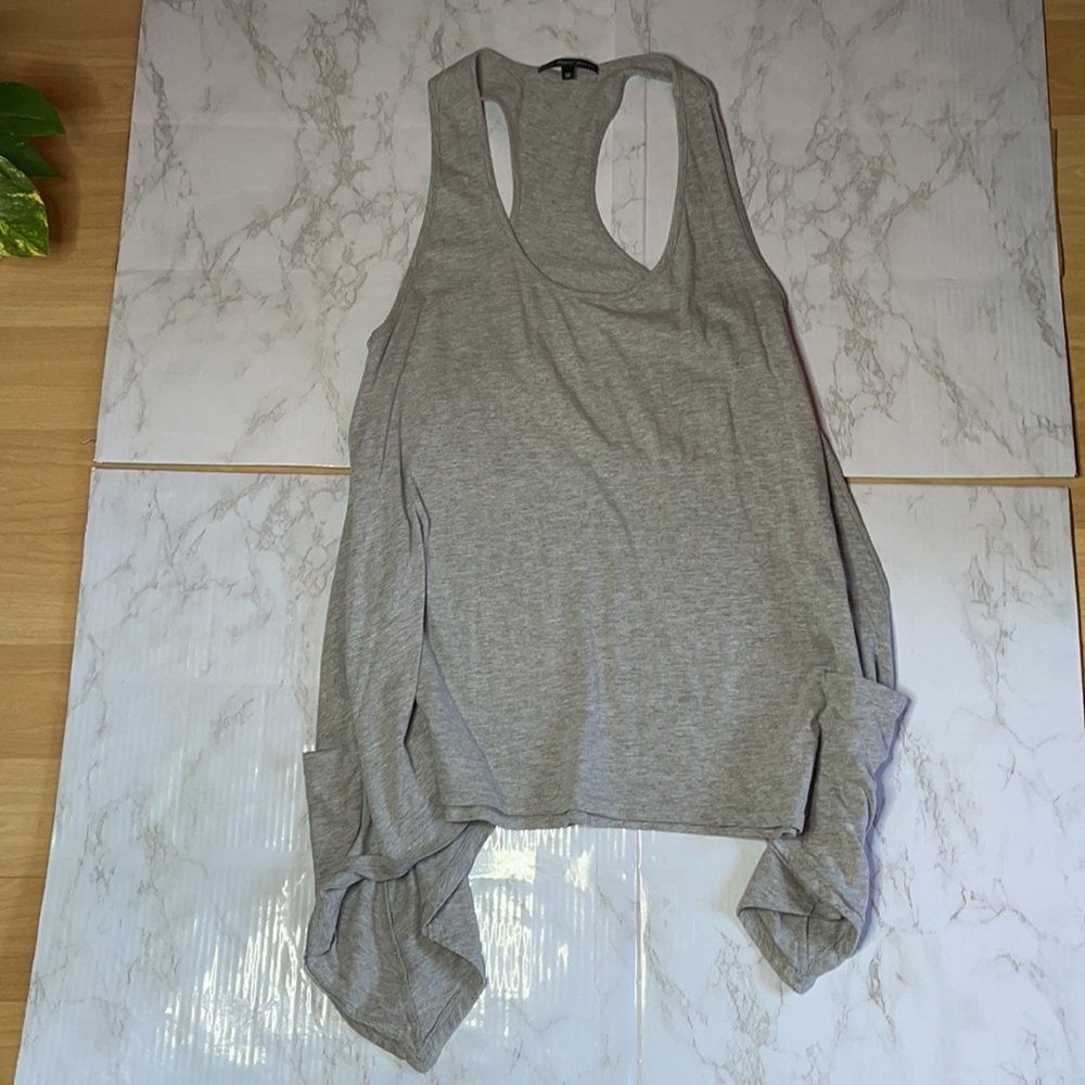Lengthy Racerback Tank With Side Pockets - Picture 2 of 12